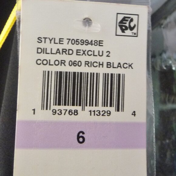 CECE/DILLARDS BLACK SEMI SHEER JUMPSUIT SIZE 6 - Picture 8 of 14